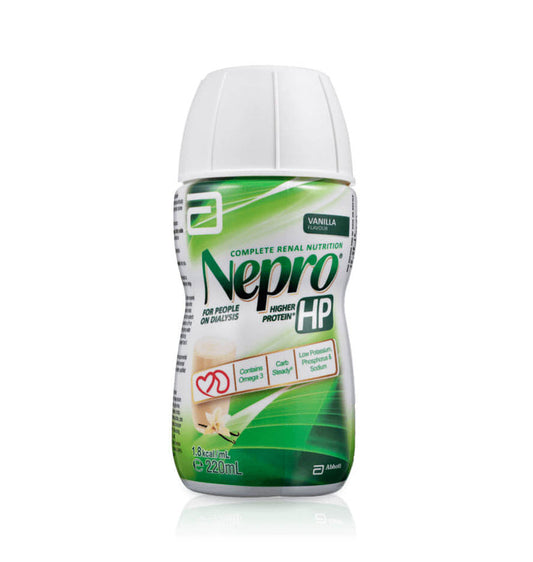 Nepro HP (Higher Protein) (220ml x4 bottle) Suitable for Dialysis Patient | Abbott