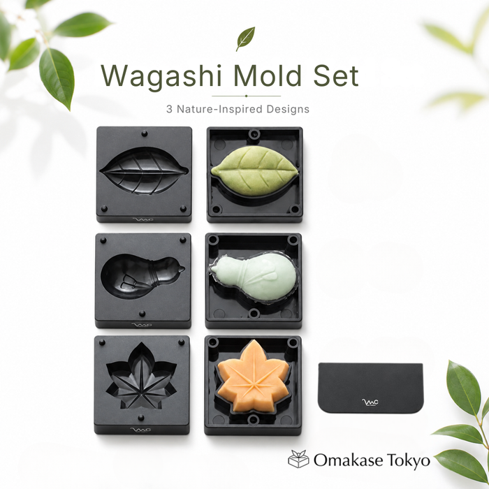 Nerikiri  Skater CWFL3S Flower Nerikiri Mold Set with Anko Sweet Bean Paste