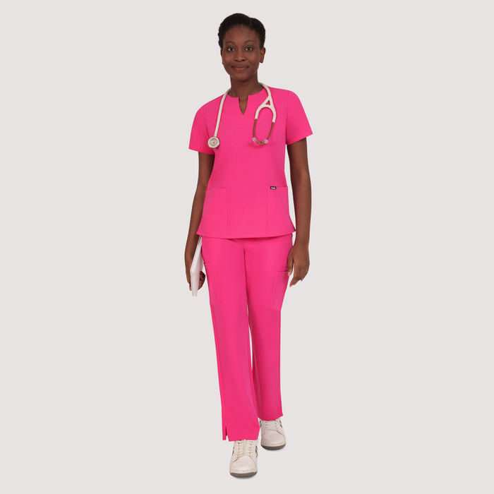 Nexa Six-Pocket Scrub Top