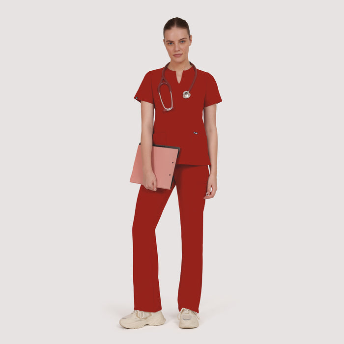 Nexa Six-Pocket Scrub Top