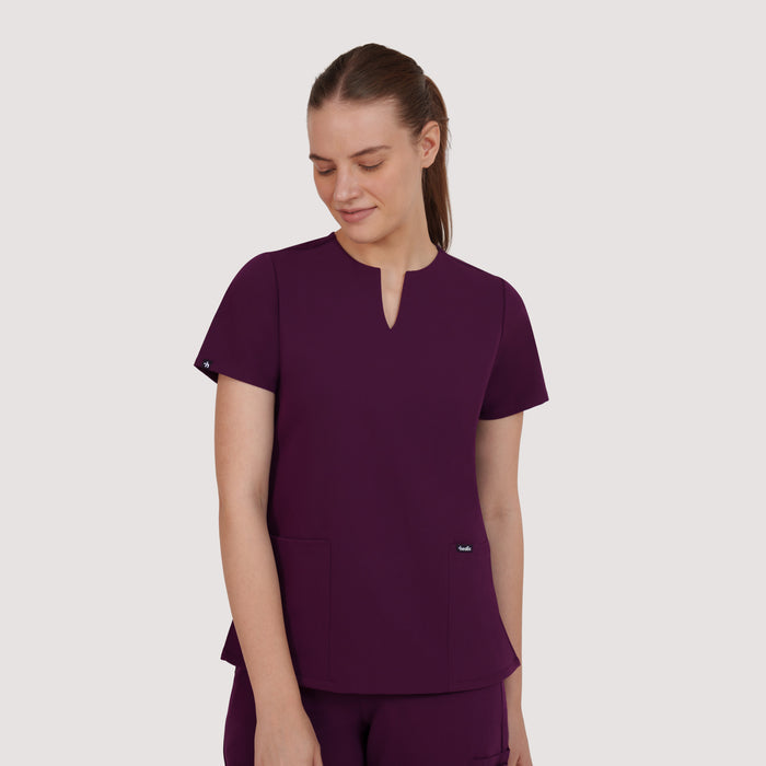 Nexa Six-Pocket Scrub Top