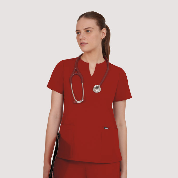 Nexa Six-Pocket Scrub Top