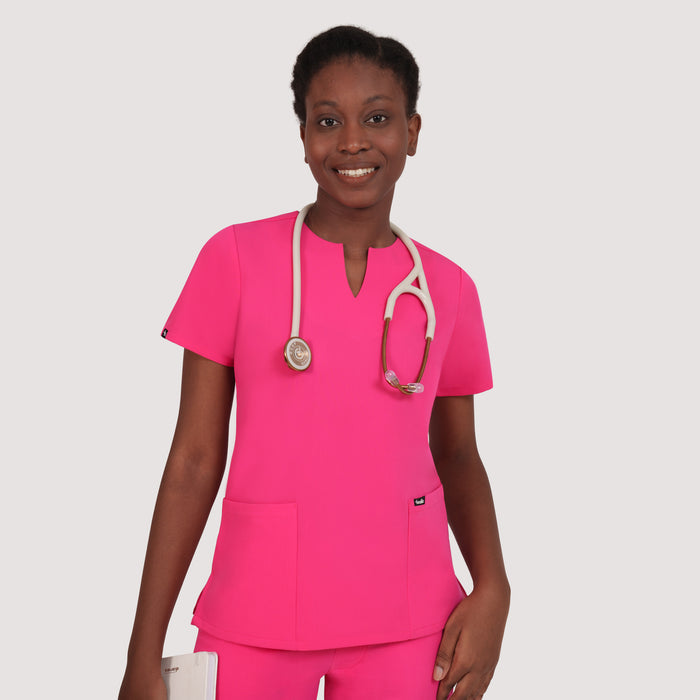 Nexa Six-Pocket Scrub Top