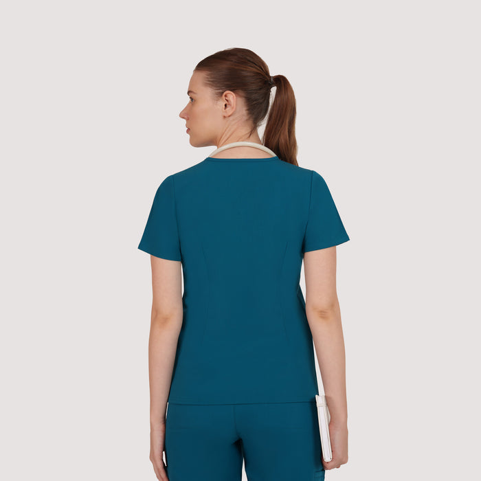 Nexa Six-Pocket Scrub Top
