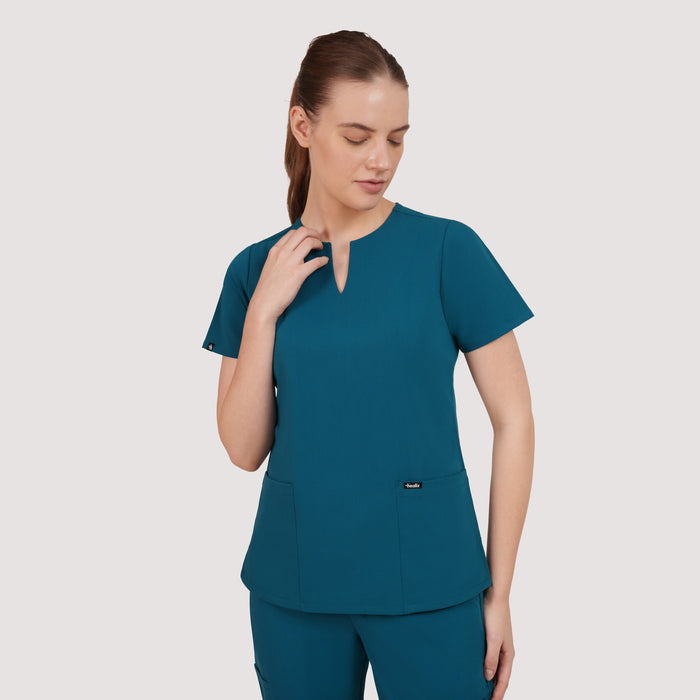 Nexa Six-Pocket Scrub Top
