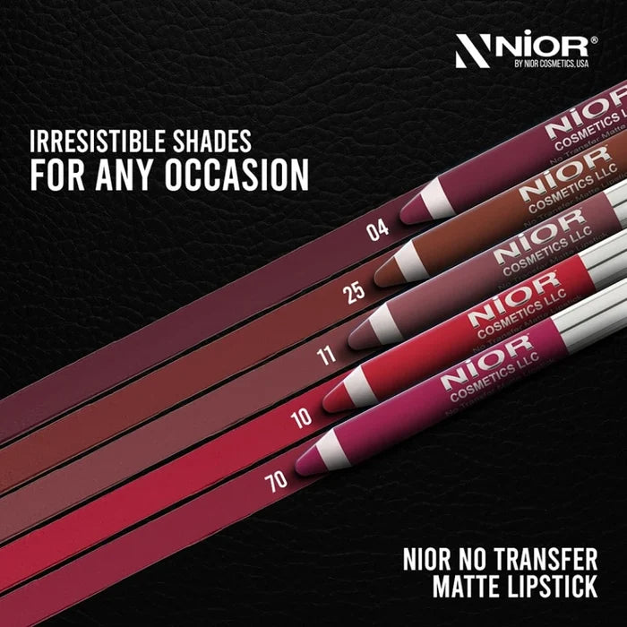 Nior No Transfer Matte Lipstick N0. 02 - 2.8g