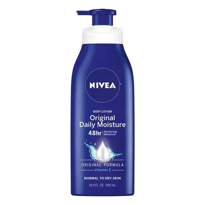 NIVEA Original Moisture With Vitamin E +24H Moisture Body Lotion Normal to Dry Skin نيفيا لوشن الترطيب مع فيتامين E