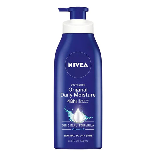 NIVEA Original Moisture With Vitamin E +24H Moisture Body Lotion Normal to Dry Skin نيفيا لوشن الترطيب مع فيتامين E