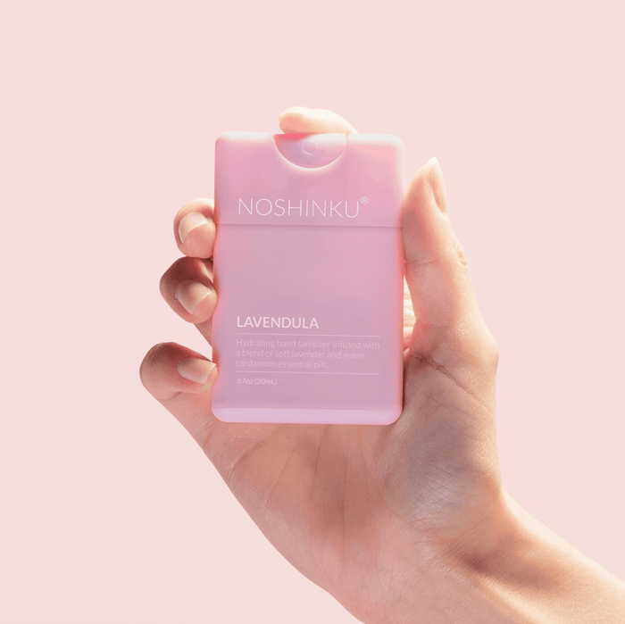 Noshinku Refillable Lavender Ultra-Moisturizing Pocket Hand Sanitizer - Aesthetics By Kell