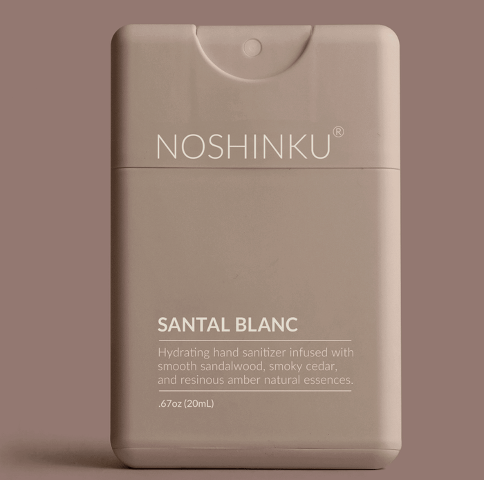 Noshinku Refillable Santal Blanc Hydrating Pocket Hand Sanitizer - Aesthetics By Kell