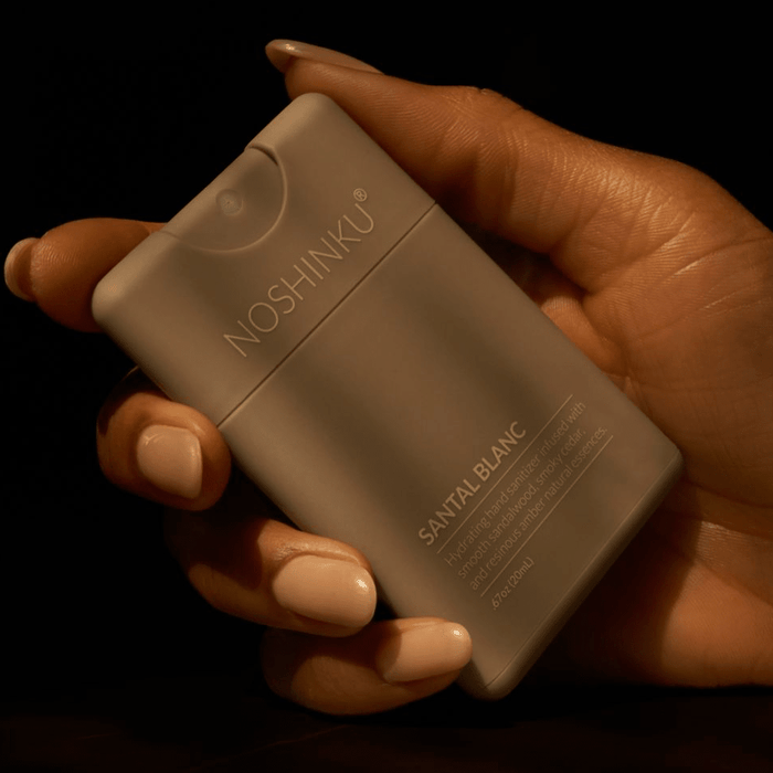 Noshinku Refillable Santal Blanc Hydrating Pocket Hand Sanitizer - Aesthetics By Kell