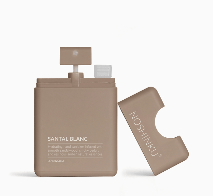 Noshinku Refillable Santal Blanc Hydrating Pocket Hand Sanitizer - Aesthetics By Kell