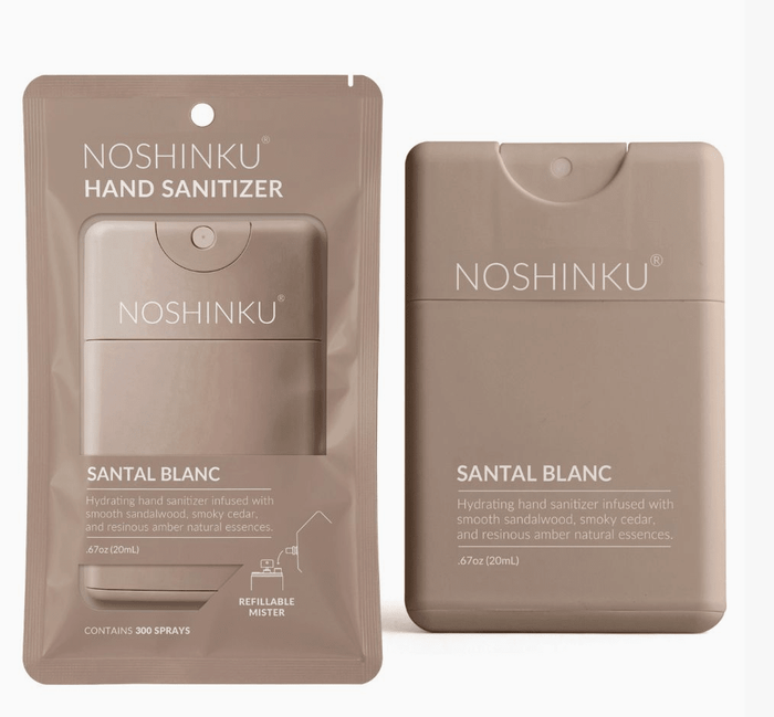 Noshinku Refillable Santal Blanc Hydrating Pocket Hand Sanitizer - Aesthetics By Kell