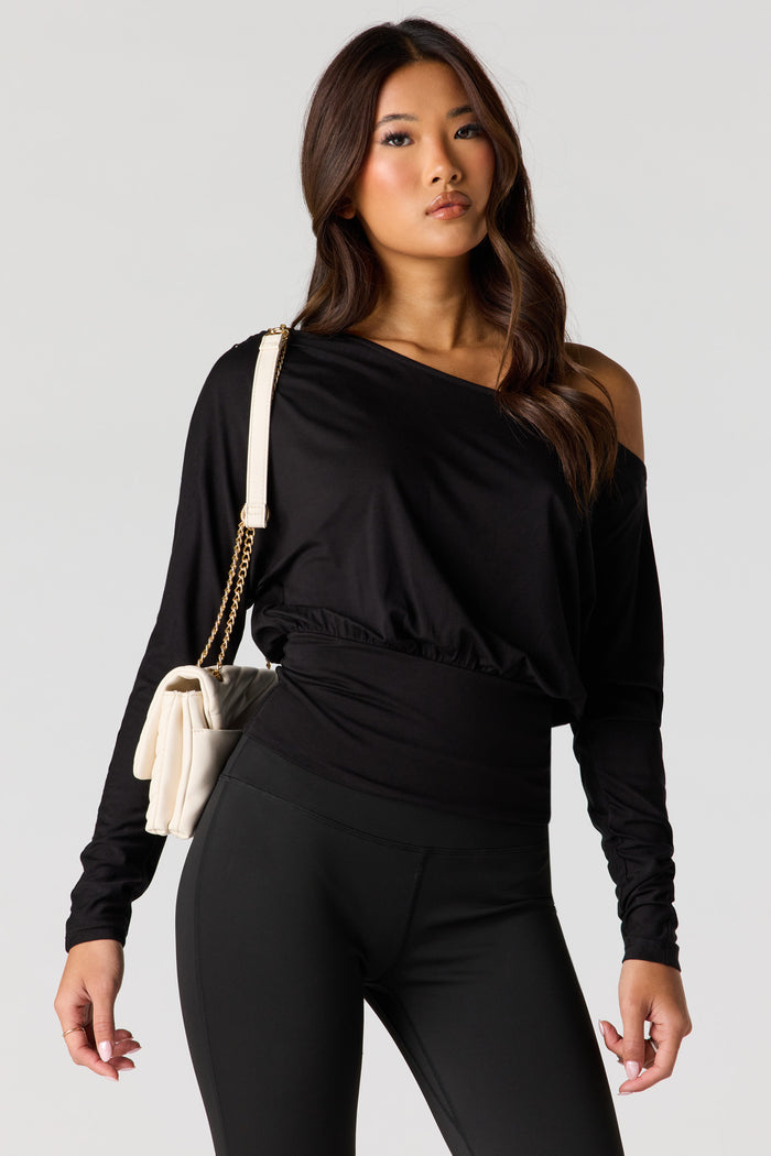 Off Shoulder Long Sleeve Top