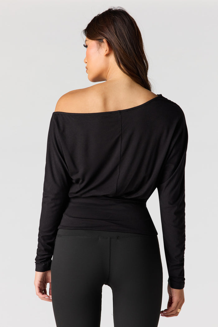 Off Shoulder Long Sleeve Top