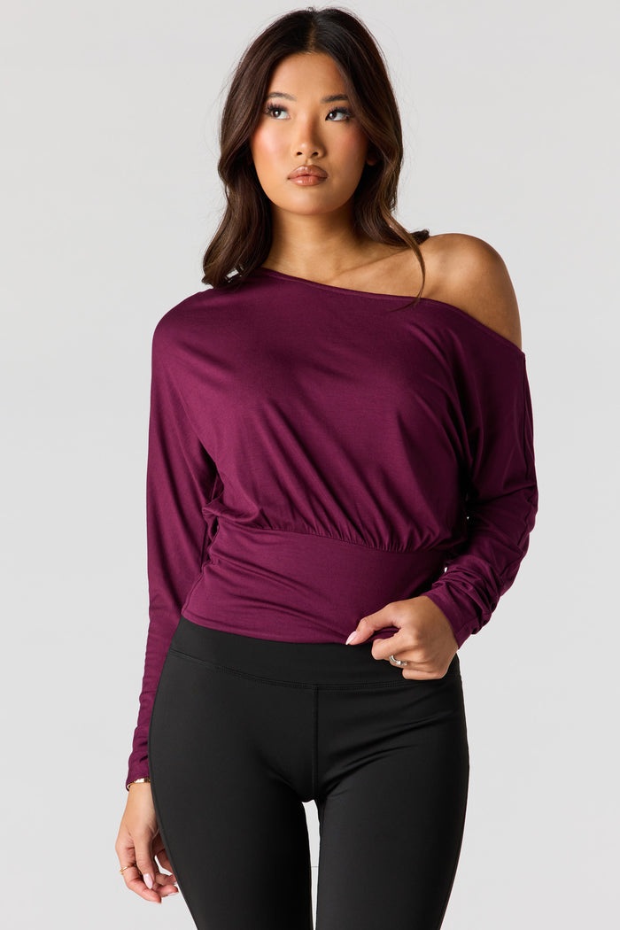 Off Shoulder Long Sleeve Top
