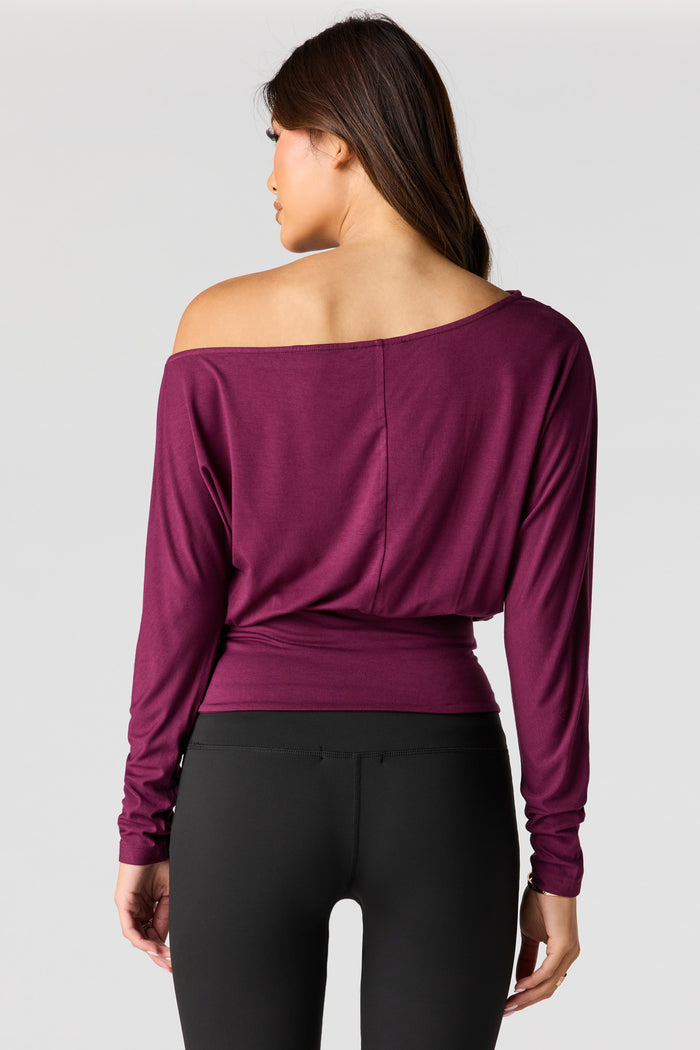 Off Shoulder Long Sleeve Top