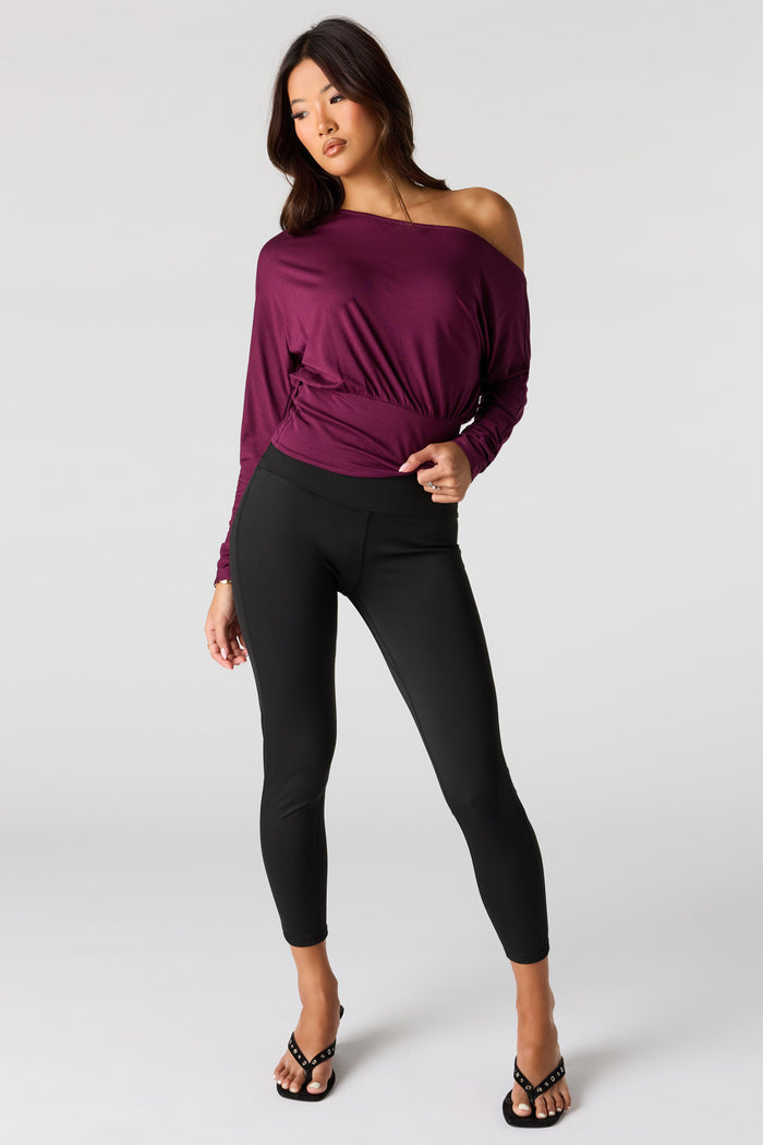 Off Shoulder Long Sleeve Top