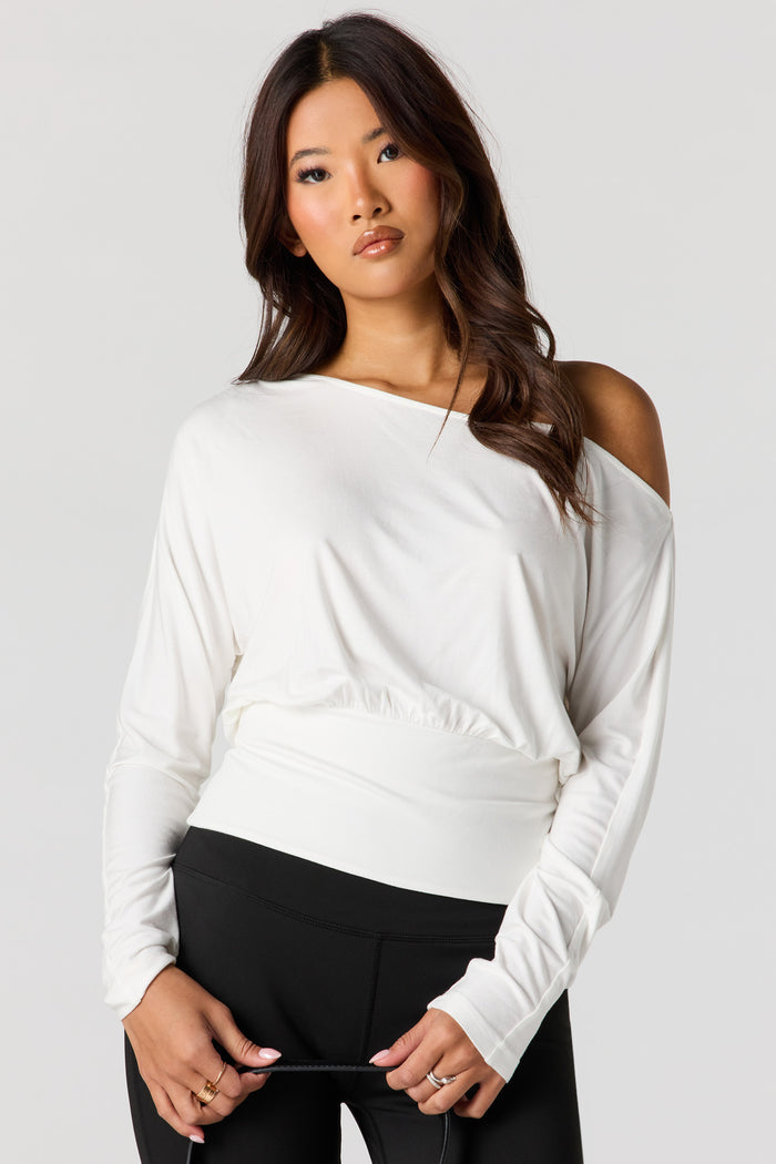 Off Shoulder Long Sleeve Top