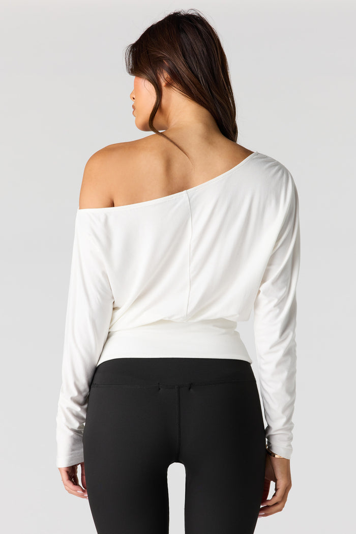 Off Shoulder Long Sleeve Top
