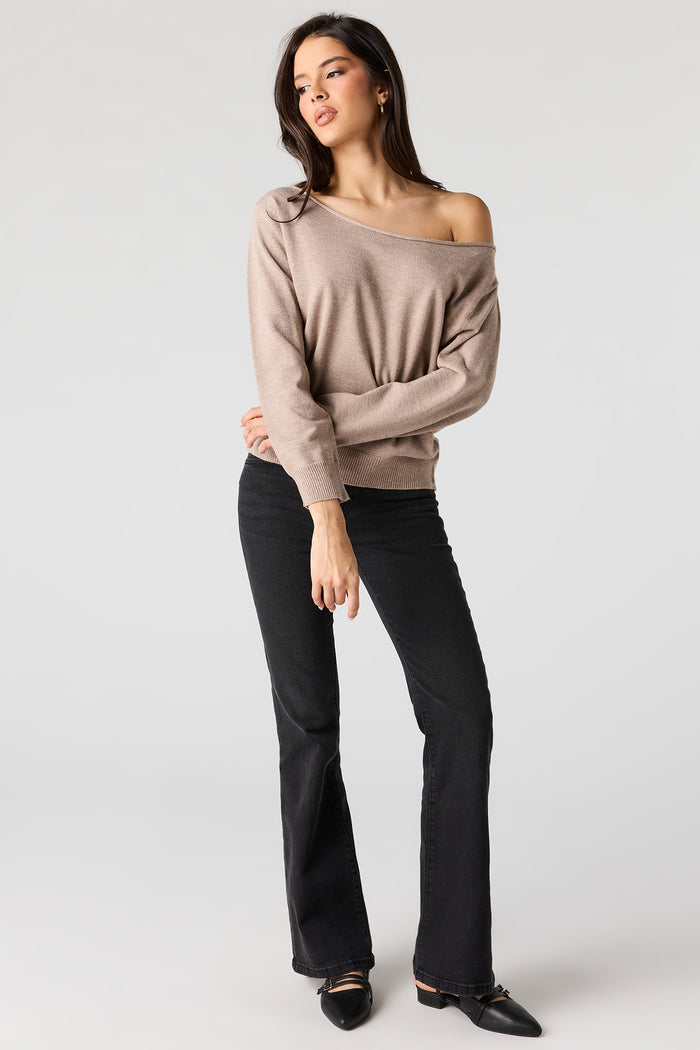 Off Shoulder Sweater
