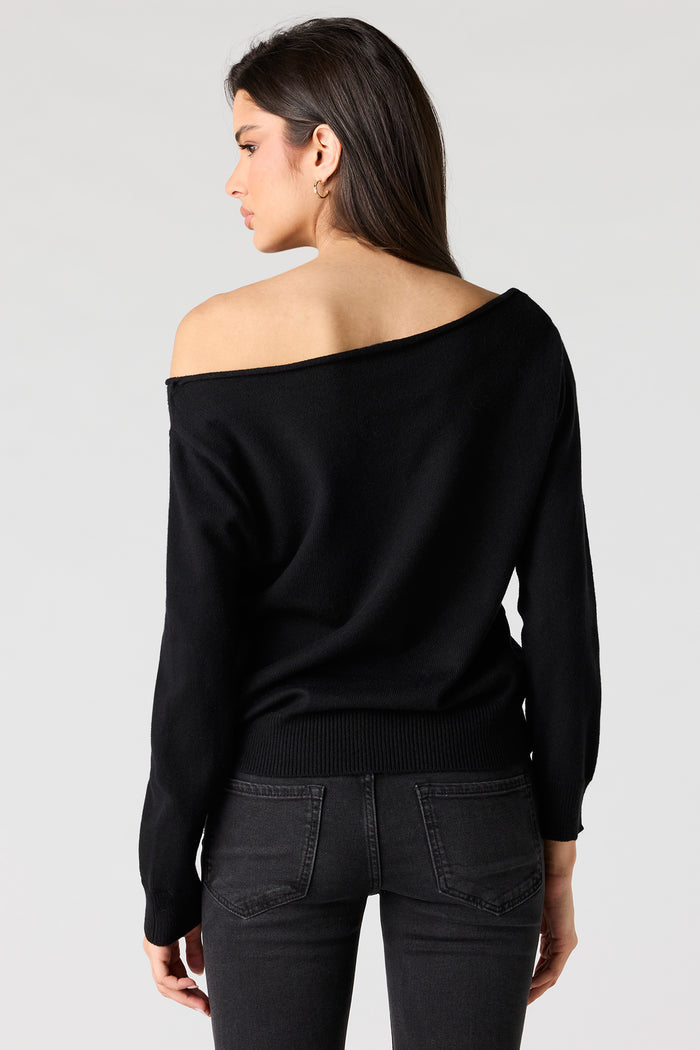 Off Shoulder Sweater