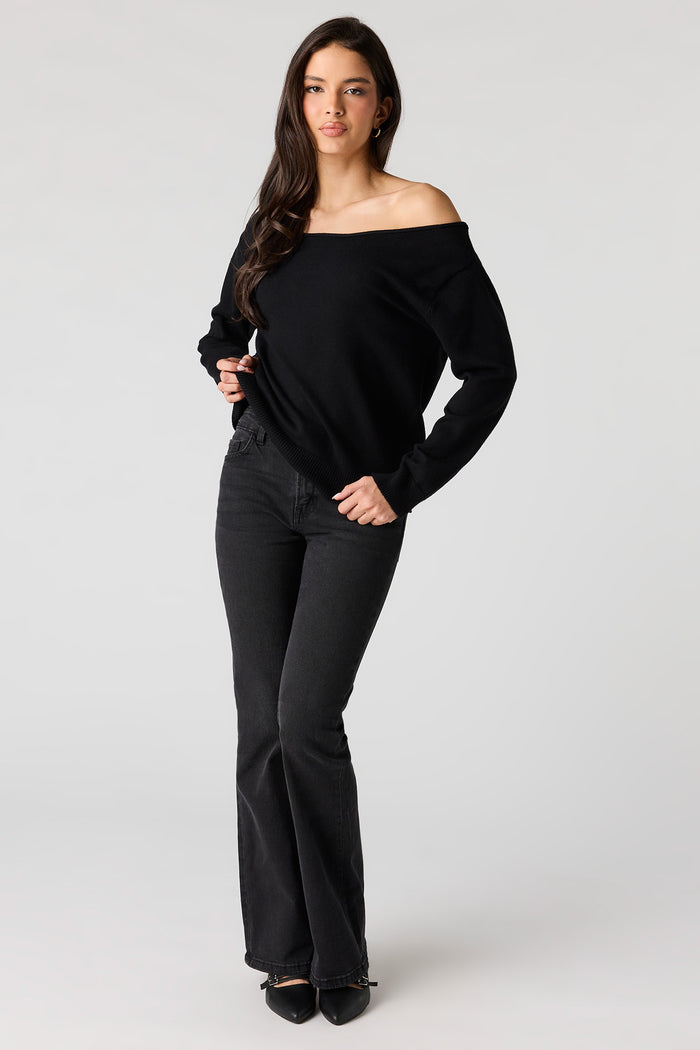 Off Shoulder Sweater