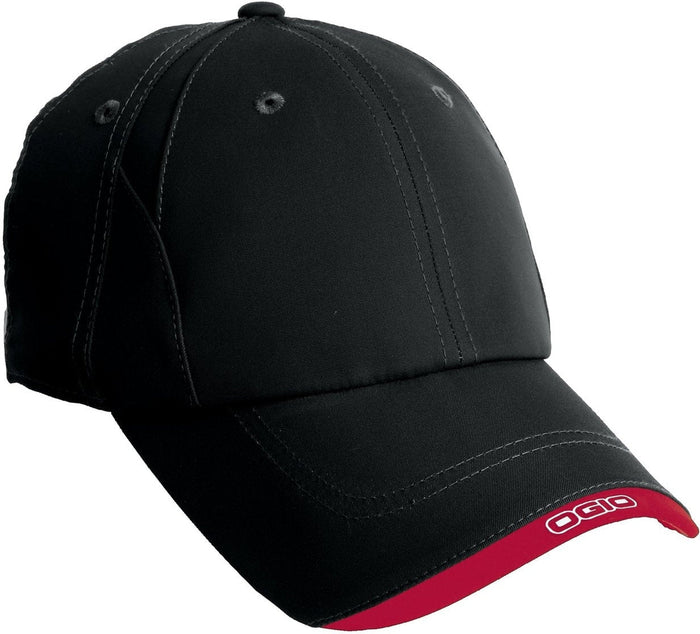 no-logo OGIO X-Over Cap-Regular-OGIO-Blacktop/Chili Red-OSFA-Thread Logic