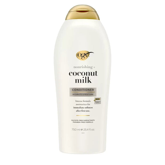 OGX Nourishing + Coconut Milk Moisturizing Conditioner او جي اكس بلسم مرطب بحليب جوز الهند