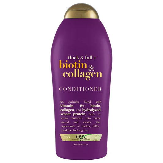 OGX Thick & Full + Biotin & Collagen Conditioner  او جي اكس بلسم لتكثيف الشعر وتقويته