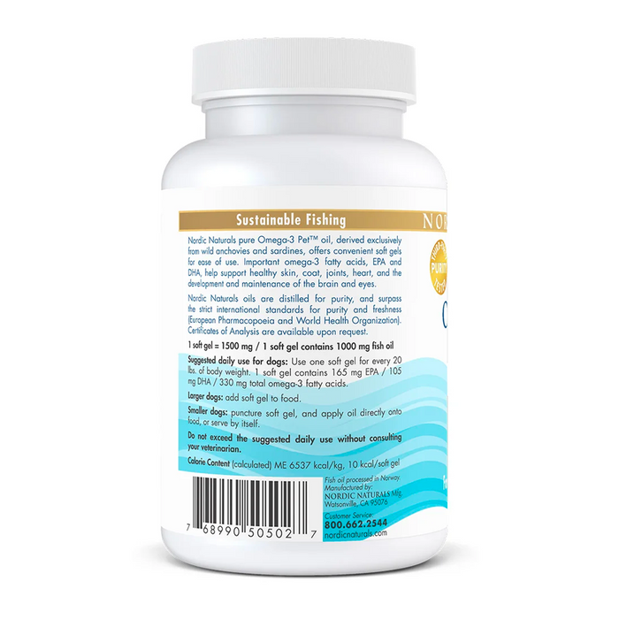 Omega-3 Pet 90 Soft Gels by Nordic Naturals