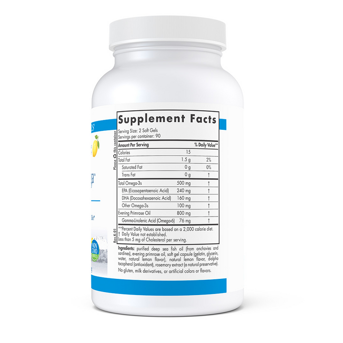 Balanced Omega 180 Soft Gels Lemon by Nordic Naturals
