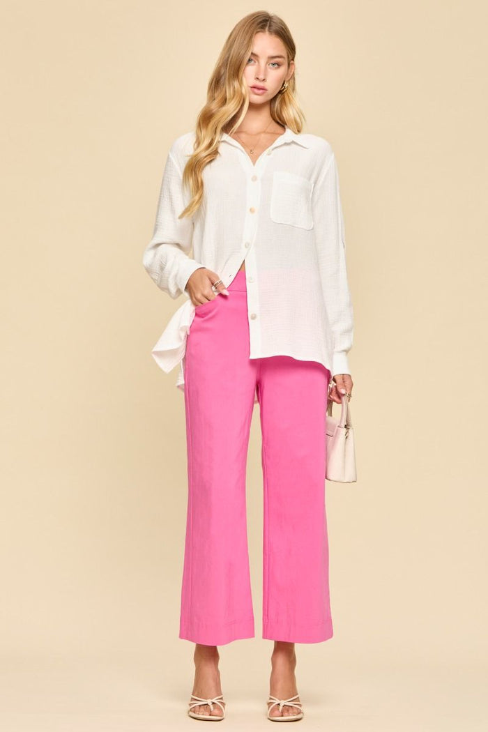 OP- Wide Leg Pants by Dear Scarlett