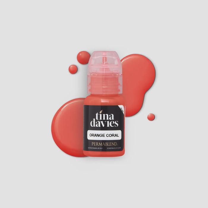 Orange Coral - Tina Davies Lust Lip Perma Blend | Medium Pigment, Warm Undertones, Versatile Use - SD Cosmetics Care