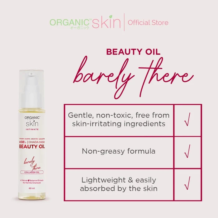 Organic Skin Japan Intimate Beauty Oil 60ml Stretch Marks & Skin Treatment Set of 2