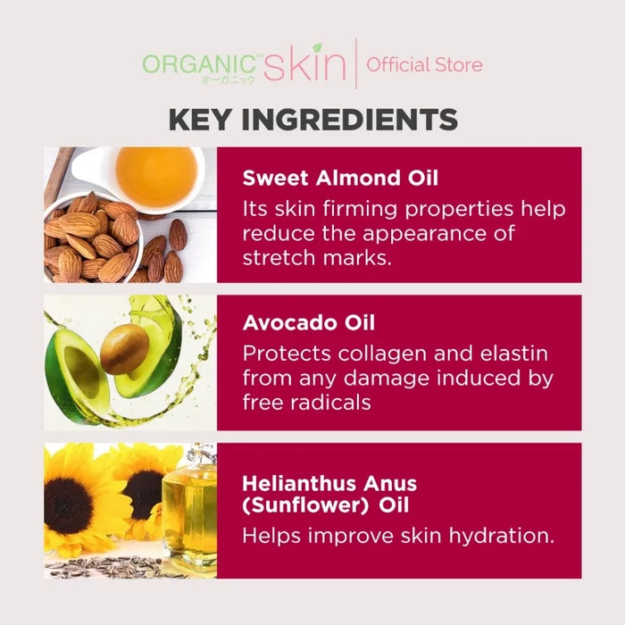 Organic Skin Japan Intimate Beauty Oil 60ml Stretch Marks & Skin Treatment Set of 2