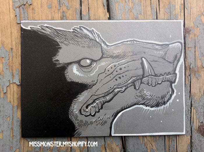 ORIGINAL PAINTING-WEREWOLF A