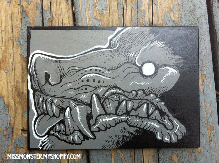 ORIGINAL PAINTING-WEREWOLF C