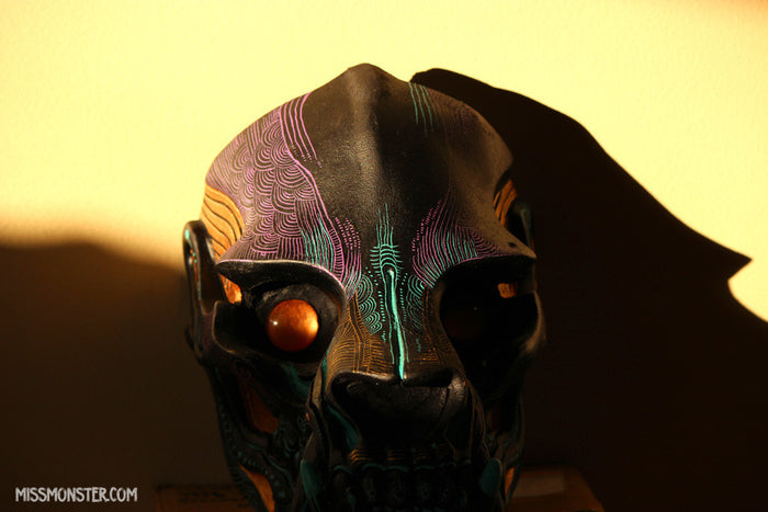 PAINTED SKULL WALL ART- #2