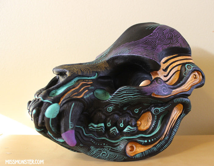 PAINTED SKULL WALL ART- #2
