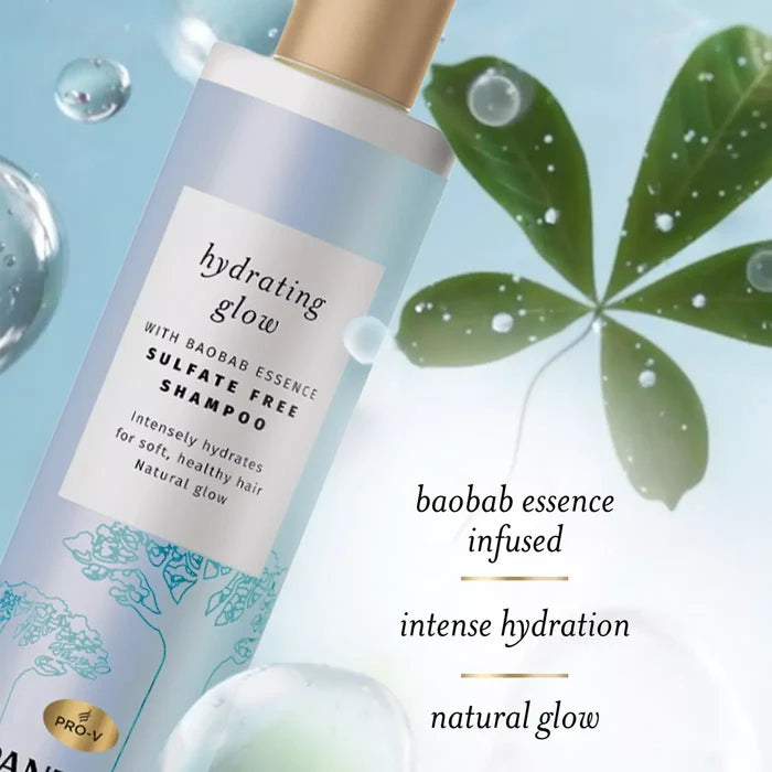 PANTENE Nutrient Blends Hydrating Glow Shampoo with Baobab Essence شامبو بانتين نوتريانت بخلاصة الباوباب