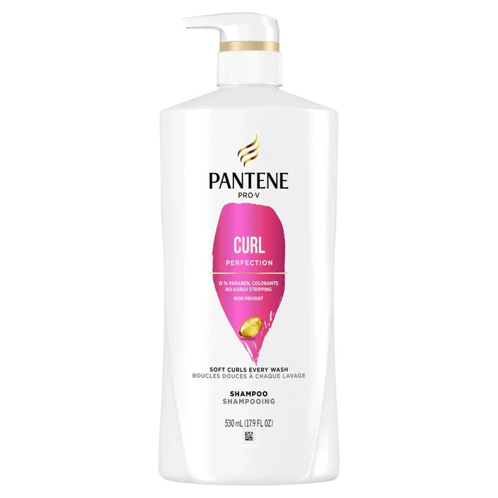 PANTENE Pro-V Curl Perfection + Provitamin B5 + Antioxidants Shampoo شامبو الشعر من بانتين