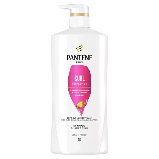 PANTENE Pro-V Curl Perfection + Provitamin B5 + Antioxidants Shampoo شامبو الشعر من بانتين