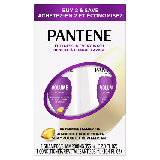 PANTENE Pro-V Fullness In Every Wash Shampoo & Conditioner مجموعة بانتين شامبو وبلسم