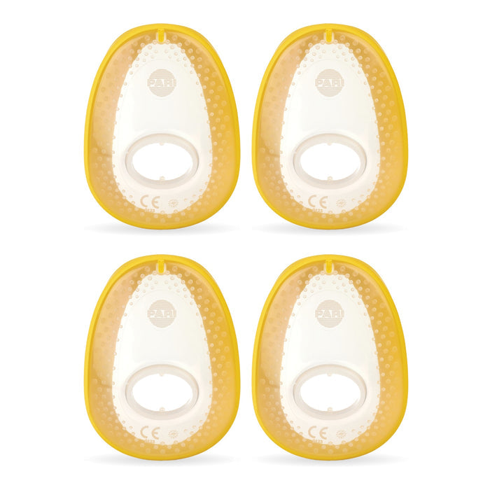 Pari Medical Pediatric VHC Mask - Medium Yellow 4-Pack