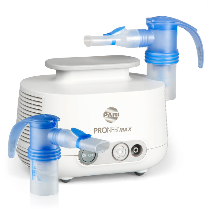 PARI PRONEB MAX inhaler device on a white background