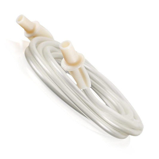 A 7-foot nebulizer tubing with white tips designed for use with PARI Vios Pro Compressor and PARI LC Series Nebulizer Cups.
