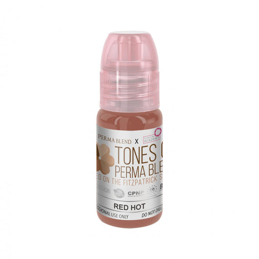 Perma Blend Fitzpatrick Red Hot - 15ml Color for Dark Hair and Brown Skin with Cool Undertones - SD Cosmetics Care