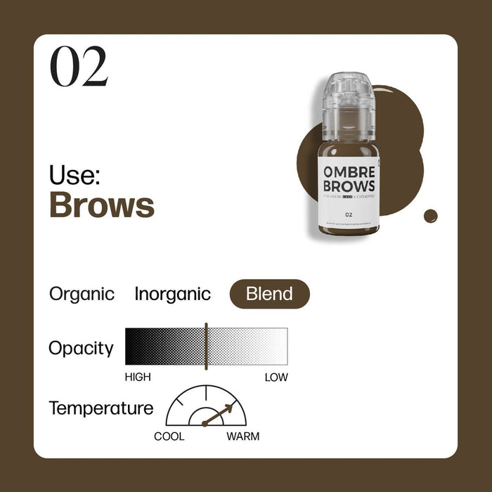 Perma Blend Luxe PMU Ink - Paulina Osinkowska Ombre Brows Set - 6x 15 ml - SD Cosmetics Care