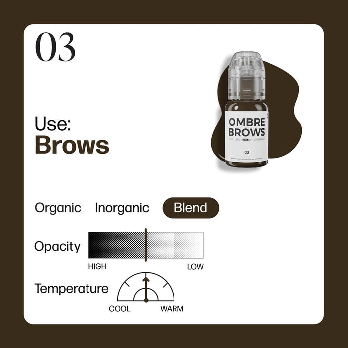 Perma Blend Luxe PMU Ink - Paulina Osinkowska Ombre Brows Set - 6x 15 ml - SD Cosmetics Care